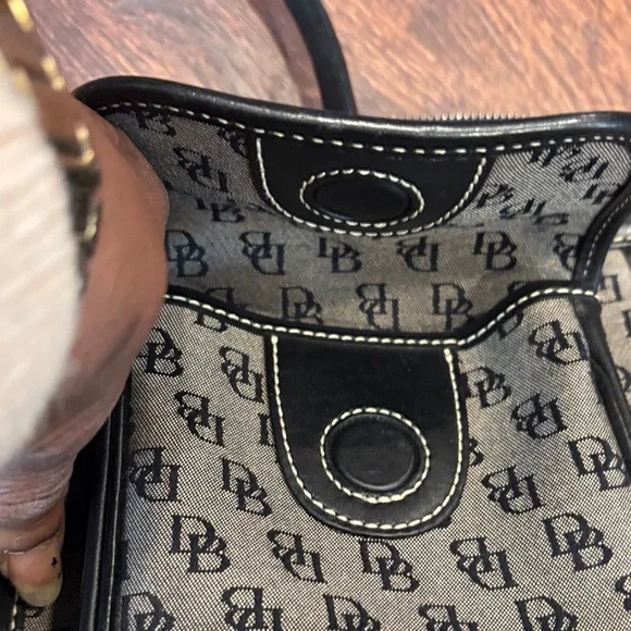 Dooney & Bourke Black and Gray Satchel - Picture 11 of 12